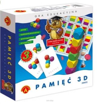 GRA SOWA MĄDRA GŁOWA PAMIĘC 3D MAXI 5301