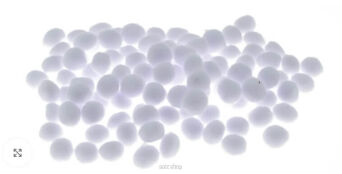 POMPONY BIAŁE 10 mm 5490 