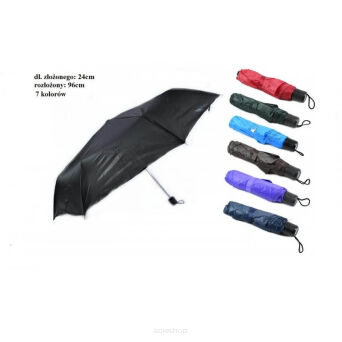 PARASOL SKŁADANY MIX 7 KOLORÓW 8347