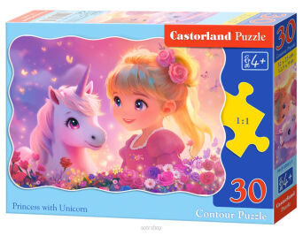 CASTOR PUZZLE 30 PRINCES WITH UNICORN 3853