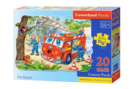 CASTOR PUZZLE 20 MAXI FIRE BRIGADE 2146