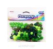POMPONY ODCIENIE ZIELONEGO 10MM 100 SZT 4271 - 2