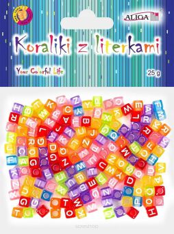 KORALIKI PLASTIK LITERKI 6x6mm 25g ALIGA 0354 NN