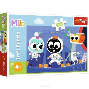 TREFL PUZZLE 60 CZAS POZNAĆ MILO 3987 NN