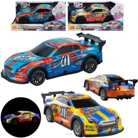 AUTO SPORTOWE ZE ŚW. I DŹW. 21X10 CM 8463