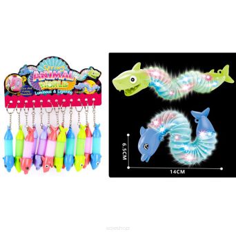 BRELOK DELFIN ROZCIĄGANY ZE ŚW. 10-21 CM 8853