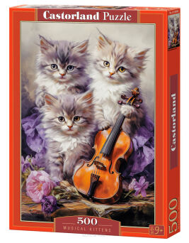 CASTOR PUZZLE 500 MUSICAL KITTENS 3988