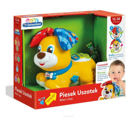 CLEMENTONI INTERAKTYWNY PIESEK USZATEK 5272 NN