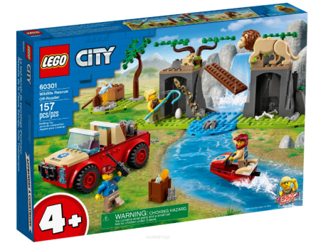 LEGO 60301 CITY TERENÓWKA RATOWNIKÓW DZIKICH ZWI 