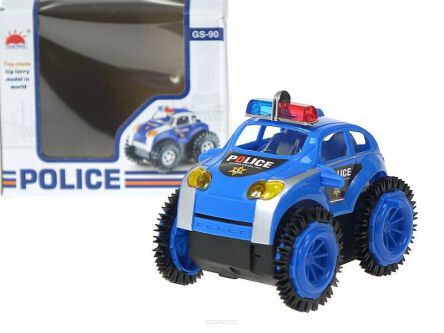 AUTO PRZEWROTKA POLICJA 10X11 CM 5288