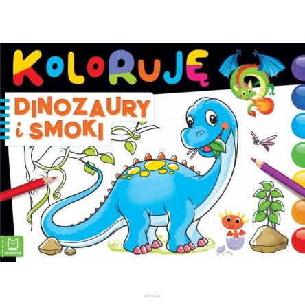 KOLORUJĘ DINOZAURY I SMOKI 3660