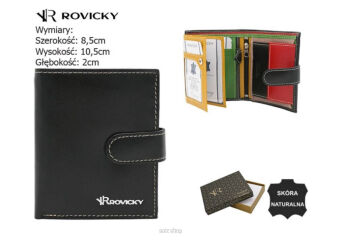 PORTFEL MĘSKI SKÓRA R-RM-24-16L-GCL MULTI 5658 NN