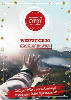 KARTKA URODZINY MĘSKA WYMIENNA CYFRA 7032 NN