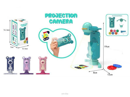 PROJEKTOR MIŚ 48 SLAJDÓW NA BATERIE 16x9 CM 5798 