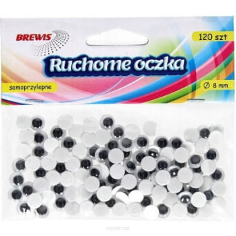 RUCHOME OCZKA 8mm 120 SZT 0372