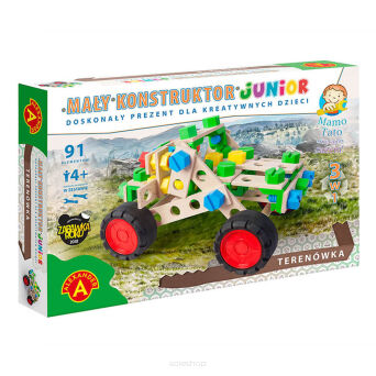 MAŁY KONSTRUKTOR JUNIOR 3W1 TERENÓWKA 9438