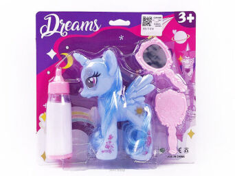 KONIK JEDNOROŻEC Z AKCESORIAMI 22X21 CM 0125