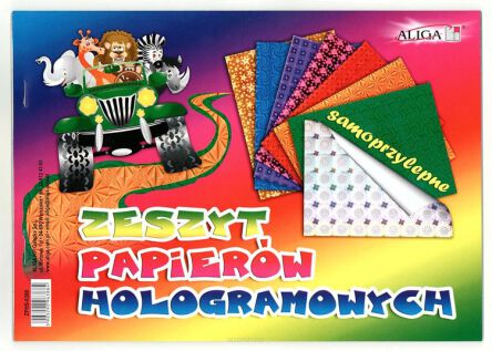 ZESZYT PAPIERÓW HOLOGRAM. SAMOPRZ. B5 [10] 3884