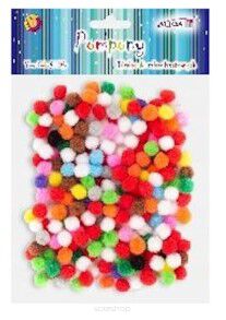POMPON MIX KOL. 1cm 240 SZT. 9280 NN