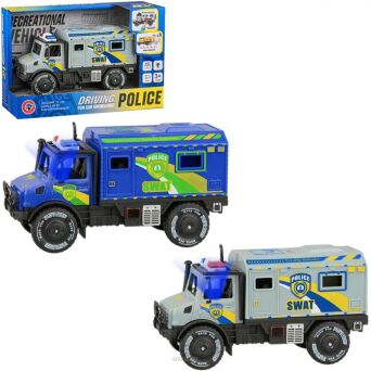 AUTO CIĘŻARÓWKA POLICJA ŚW. DŹW. 22X15 CM 6048