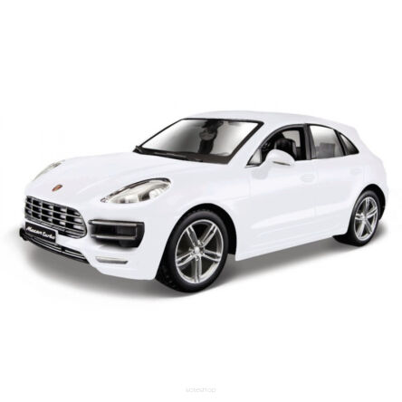 BBURAGO 1:24 PORSCHE MACAN WHITE 2757 NN