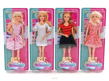 LALKA DEFA W LETNIEJ SUKIENCE 32X12 CM 2813