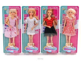 LALKA DEFA W LETNIEJ SUKIENCE 32X12 CM 2813