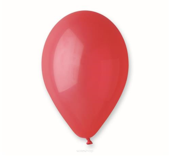 BALONY PASTEL CZERWONY 10' 100 SZT [50] 4510 NN