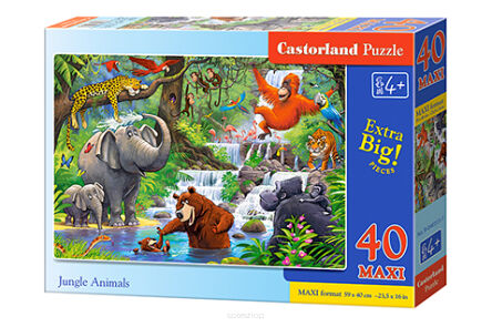 CASTOR PUZZLE 40 MAXI JUNGLE ANIMALS 0315