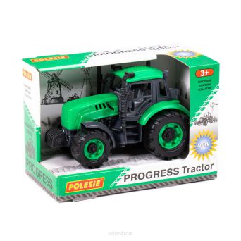 TRAKTOR PROGRESS ZIELONY W PUDEŁKU 21x12 1222