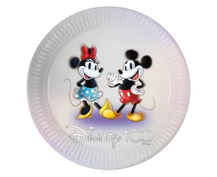 TALERZYKI PAPIEROWE MICKEY & MINNIE 23 CM (8) 6717