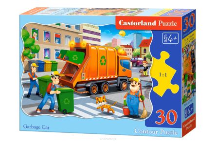 CASTOR PUZZLE 30 GARBAGE CAR 3778