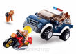 KLOCKI SLUBAN POLICJA JEEP + MOTOR 106 EL. 7050 - 2