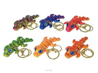 BRELOK 3D KROKODYL 11X9 CM 1534