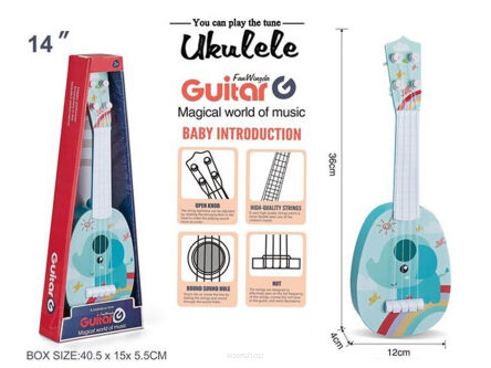 GITARA UKULELE 40X15 CM 9620