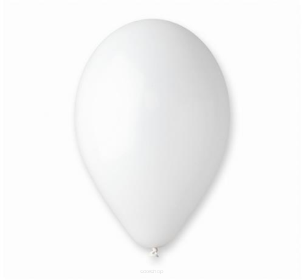 BALONY PASTEL BIAŁY 10