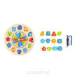DREWNIANY ZEGAR SORTER 22X22 CM 6375 - 3