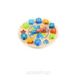 DREWNIANY ZEGAR SORTER 22X22 CM 6375 - 4