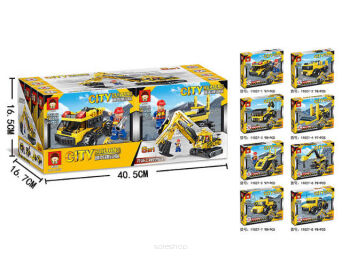 KLOCKI PLAC BUDOWY POJAZDY 8 RODZ. (8) 1160