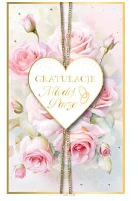 KARTKA GRATULACJE MŁODEJ PARZE KWIATY 2889 NN
