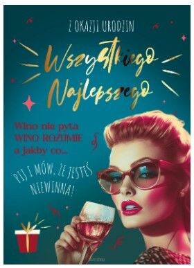 KARTKA URODZINY KOBIETA 5972 NN