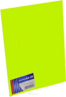 BRYSTOL A4/20 ZIELONY FLUO 0207 NN