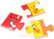 PUZZLE 36 DWUSTRONNE ALFABET I CYFRY 2281 - 4