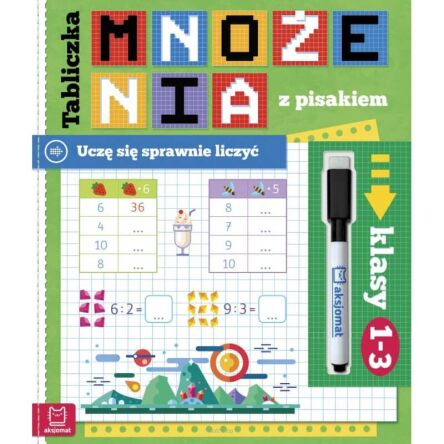 TABLICZKA MNOŻENIE UCZE SIĘ LICZYĆ KLASA 1-3 0782