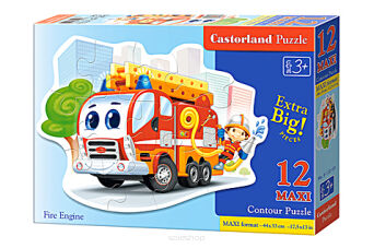 CASTOR PUZZLE 12 FIRE ENGINE 0109