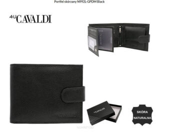 PORTFEL MĘSKI SKÓRA N992L-GPDM BLACK 1149 NN