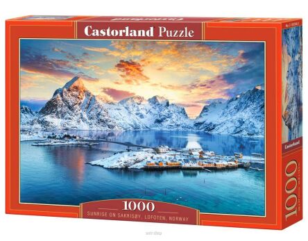 CASTOR PUZZLE 1000 SUNRISE ON SAKRISOY NORWAY 5366
