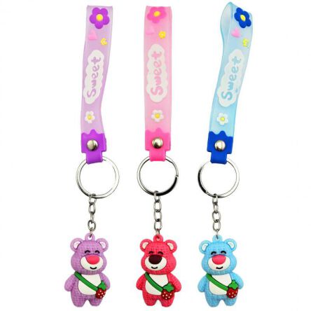 BRELOK MIŚ Z ZAWIESZKĄ SWEET 21 CM (12) 8822