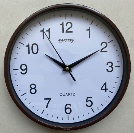 ZEGAR ŚCIENNY CZARNY 23x23x4 CM 6839