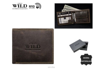 PORTFEL MĘSKI SKÓRA N0035-CHM BROWN 8700 NN